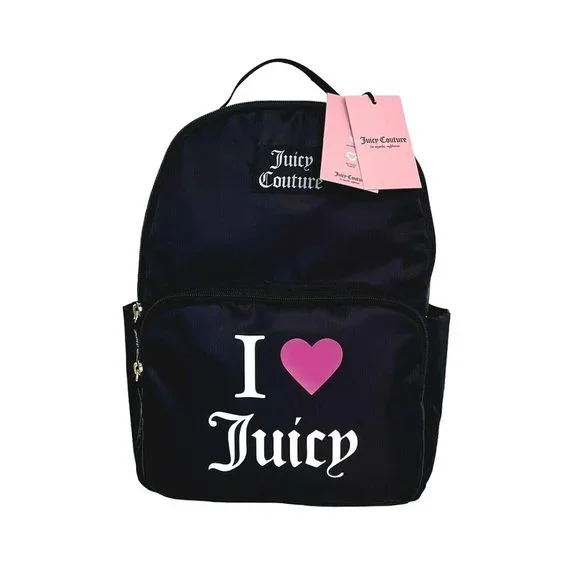 Juicy Couture | Bags | Juicy Couture Backpack Black I Love  display picture 1